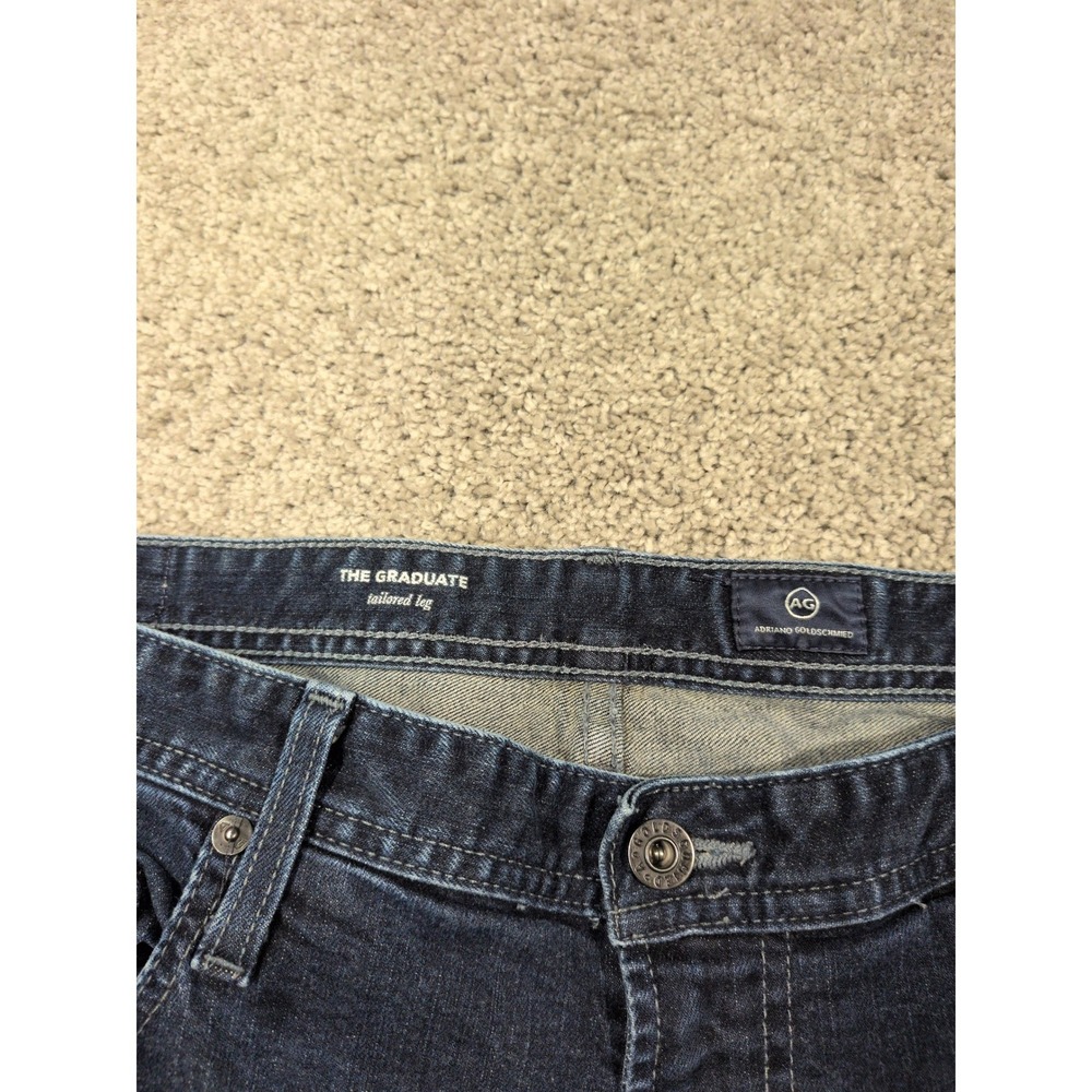 Ag Adriano Goldschmied Men Jeans Slim Straight in Dark Blue - Picture 2 of 9